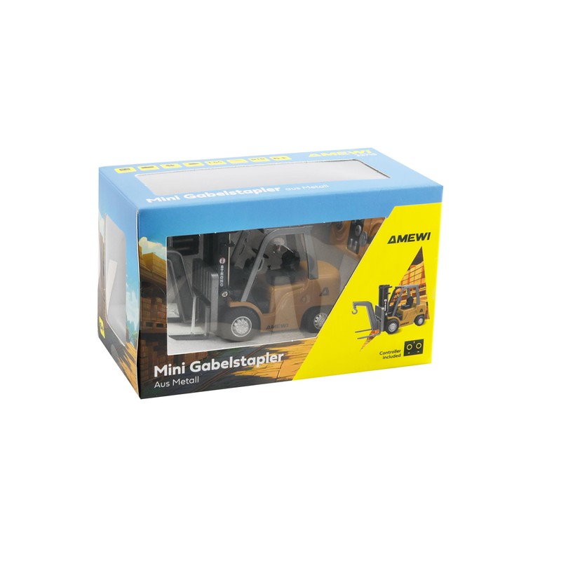 Amewi Mini Forklift Metal 8-Channel 1:64 RTR Remote Controlled RC