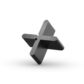 LANGFIT® Joint Crosses for Patio Tiles - Pack of 100 - 6 mm Joint Width - Can be Used as a Tee with Predetermined Breaking Point - 100% Weather Resistant for Outdoor Use - Made in Germany - MS-FK6-20