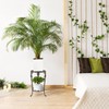 MDLUU Cast Iron Potted Plant Stand 18.8 Inch Tall, 2-Tier