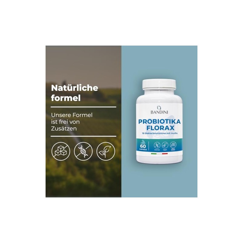 Bandini Florax Probiotics Cultural Complex with 20 Billion CFU /