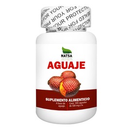 Aguaje 100 cápsulas, calidad Premium