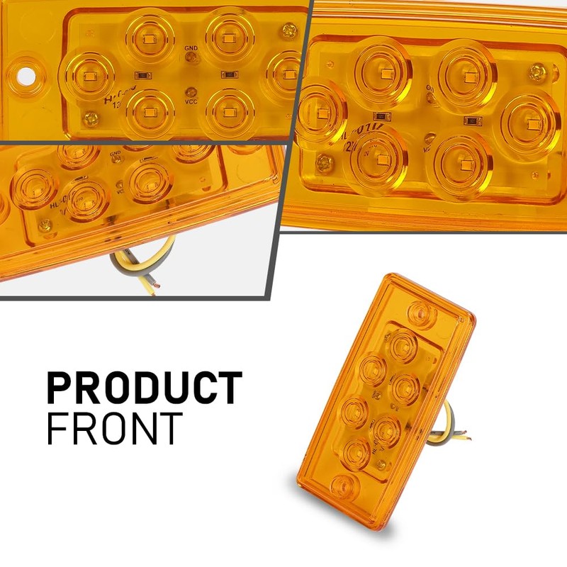 ALLGOOD LED Top Roof Running Cab Marker Light Rectangle Cab