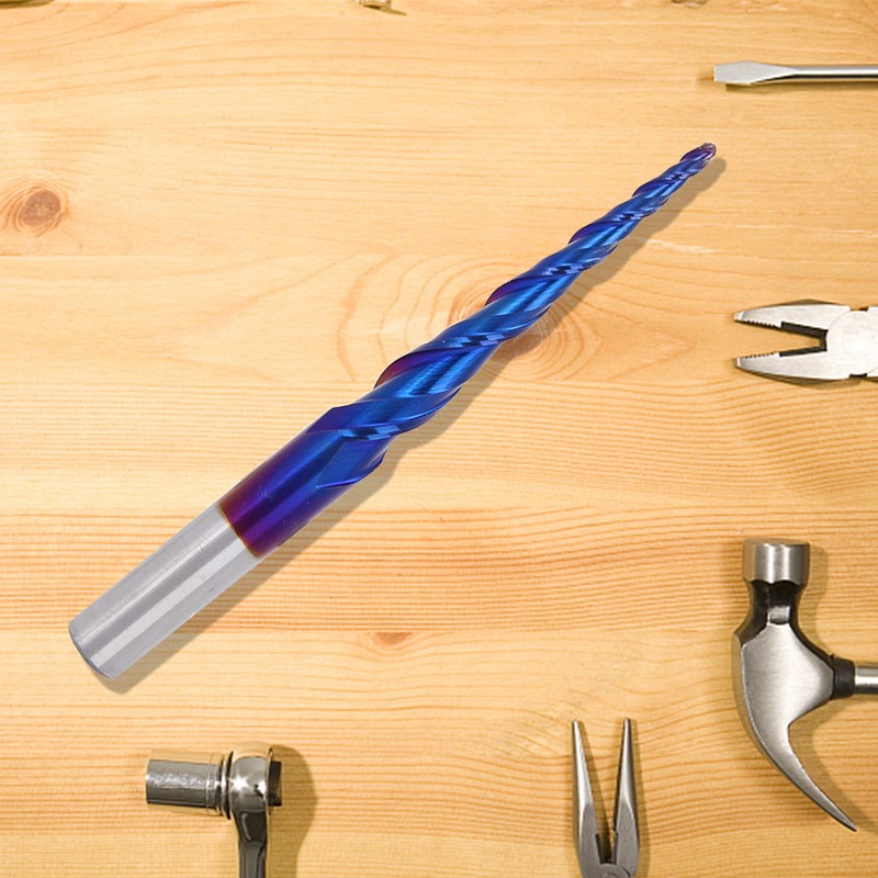 1 Pcs End Mill Tungsten Cemented Carbide 2T Blue Milling