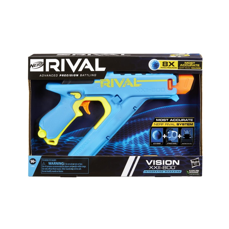 NERF Rival Vision XXII-800 Blaster, Most Accurate Rival System, Adjustable