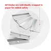 WORKPRO 200-Pack Single Razor Edge Blades, Industrial Scraper Razor Blades,
