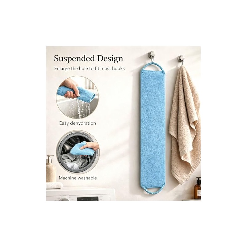 Back Scrubber for Shower, Double Sided Exfoliating Back Exfoliator with