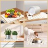 Sofort Stone Drying Mat for Kitchen Counter, Water-Absorbent Collapsible Dish