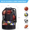 MQWDGJ Extra Large Ball Net, Multi-Purpose Sports Mesh Bag, Ball