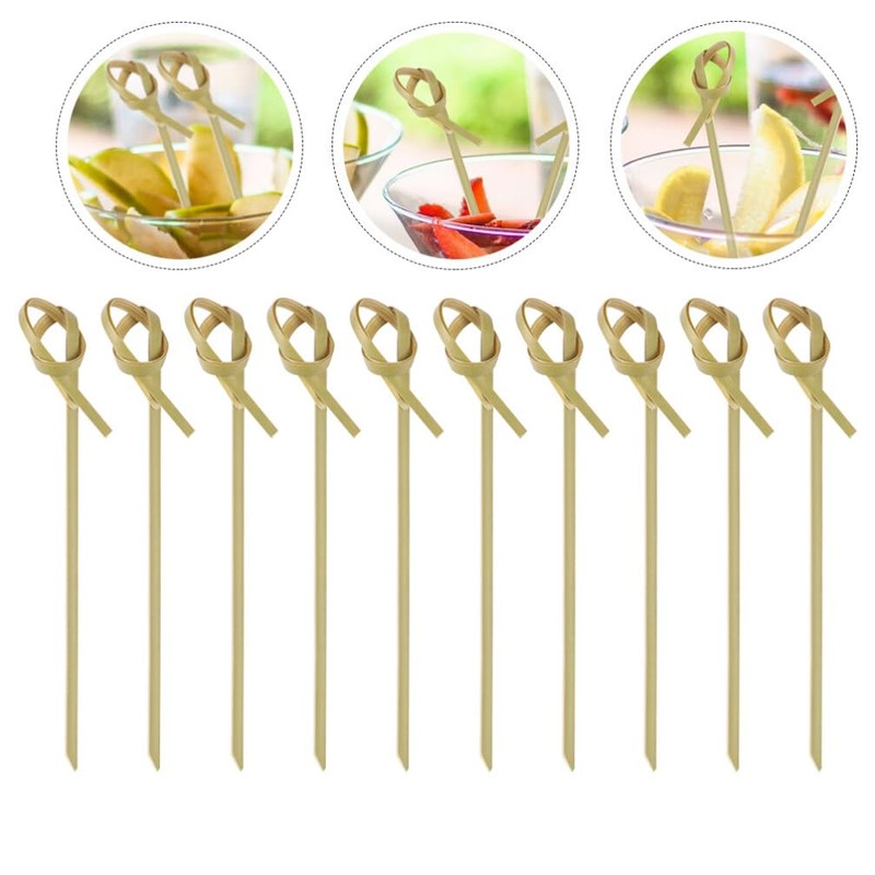 Yardwe 200 Piezas Cartel De Cóctel Pasteles De Café Pincho