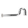 Brass Sink Drain Tubing Set Silver Slick Finish No Ageing