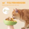 Ieblica Ceramic Elevated Cat Bowls Tilted Raised Cat Bowl Anti