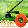 Strimmer line 100m 2.4mm Trimmer Nylon Lines for Grass Strimmer