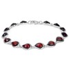 Ian and Valeri Co. Cherry Amber Sterling Silver Teardrop Bracelet