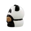 Pandarama Panda On Branch Money Box Black & White