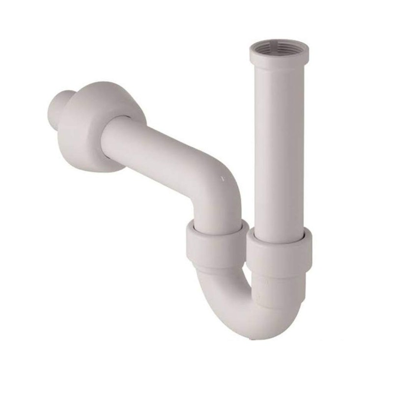 Geberit Series 151.100.11.1 Sink Siphon in PP White Swivel 11/4