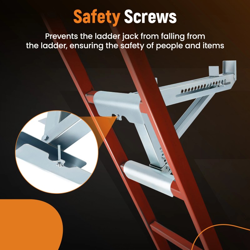 BFO Two-Rung Ladder Jack Scaffold Extension up to 20 inch