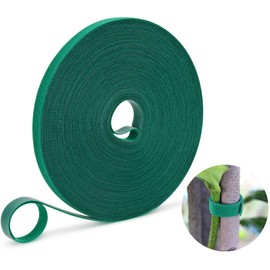 AUGHOA Garden Tape, 65.6 Feet 1/2''Plant Tape, Reusable Plant Garden Ties, Plant Supports for Climbing Plants, Adjustable Plant Straps for Gardening, Home, Office (1 Pack 65.6 Feet)