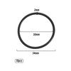 Create idea 10PCS Basin Sink Plug O-Ring Spare Sealing Gasket