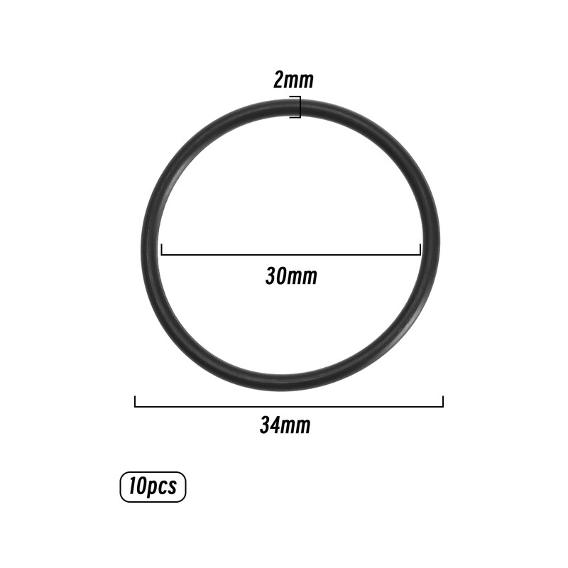 Create idea 10PCS Basin Sink Plug O-Ring Spare Sealing Gasket