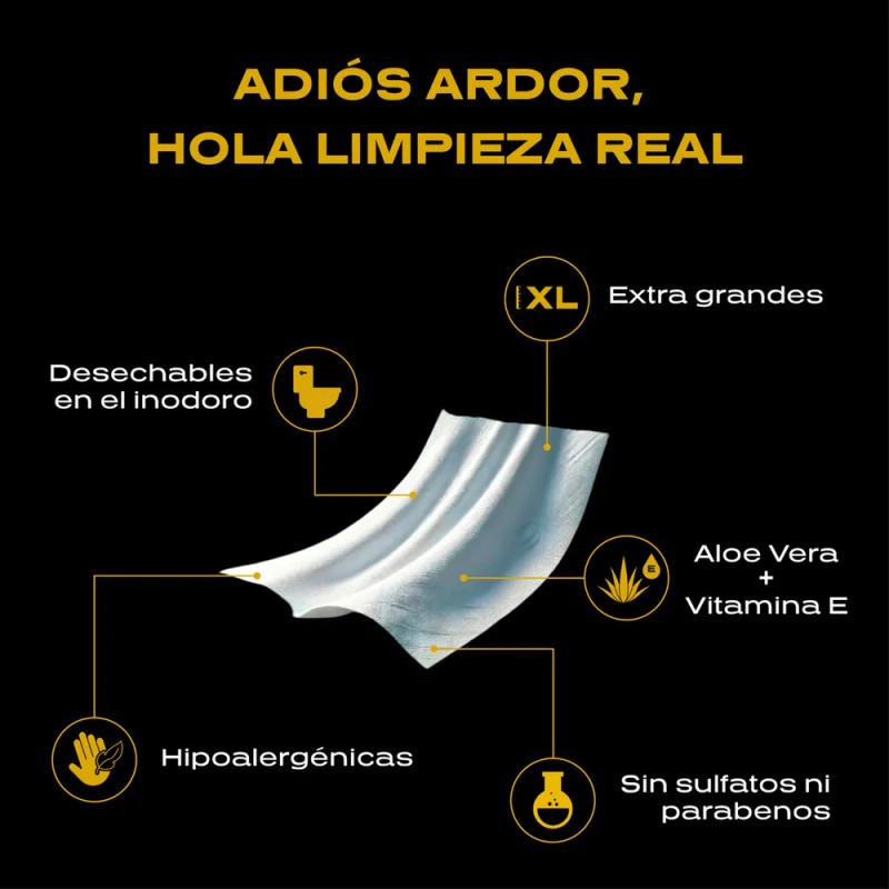 Toallitas Húmedas Alfa Wipes Desechable 12pack Con 12pzs C/u