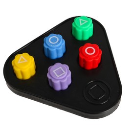 KEQAR Gonggi Korean Game, Traditional Korean Gonggi Game Set, Gonggi Jack Korean Stones Game, Squid Game Game, Hand Game for Children and Adults (B)