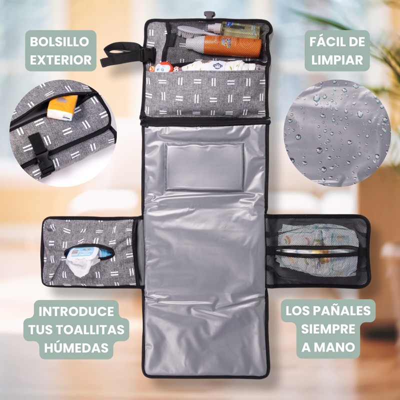 MICU MICU Portable Changing Mat XL with Extra Large Waterproof