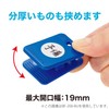 Open Industrial Clip Plastic Clip Card Stand 10 Pieces Red