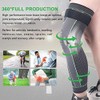 Fundas de Compresión Transpirables 3 Pares para Rodilla y Pantorrilla