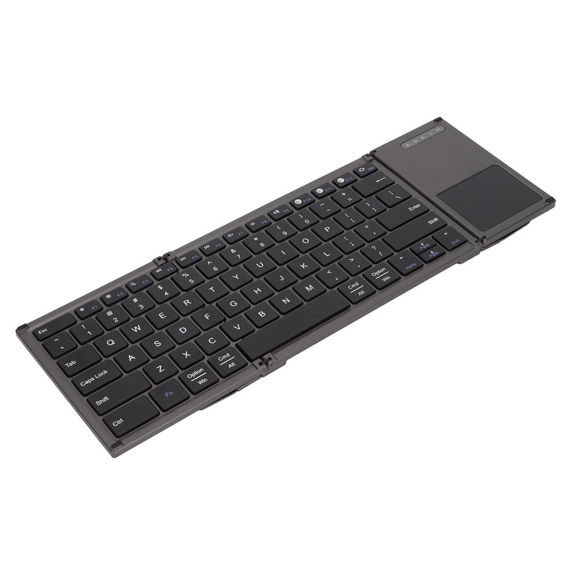 Wireless Keyboard 78 Keys Ultra Thin Folding Design Keyboard with