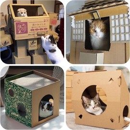 Yooyan Cat Scratcher Cutter, Cardboard Cutter for Cat Scratchers, 3D Printed Cardboard Strip Tool, Environmentally Friendly Hand Cutting Tool, for Cat Lovers, Scratching Post Accessories & Parts