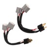 9003 H4 Headlights Wiring Harness Socket, Male to Female Headlamp
