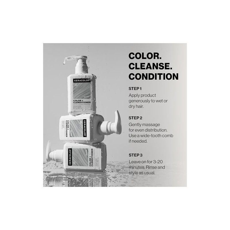 Keracolor Color + Clenditioner Silver 12oz