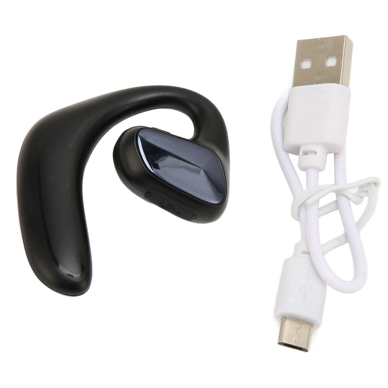Bluetooth Earpiece Noise Cancellation Right Ear Single Bluetooth Headset for