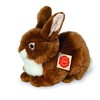 Teddy Hermann 93783 Bunny Sitting Brown 9,8"/25 cm, Soft Toy,