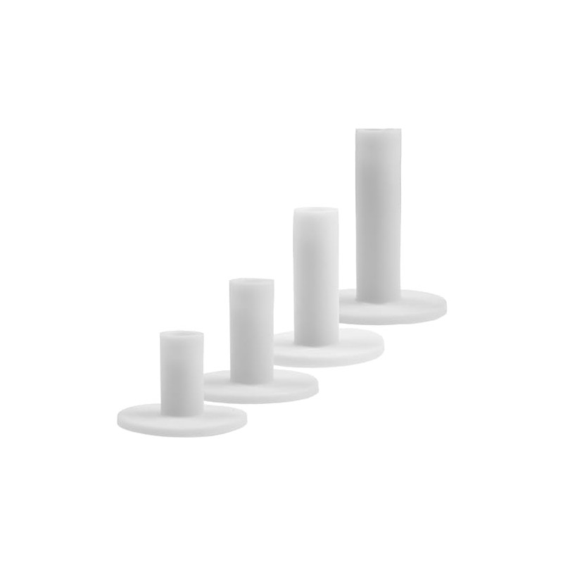 ECADDIE White Rubber Driving Range Golf Tees - Pack of