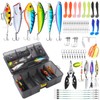 Fishing Tackle Box with Fishing Lures,Fishing Gifts for Men