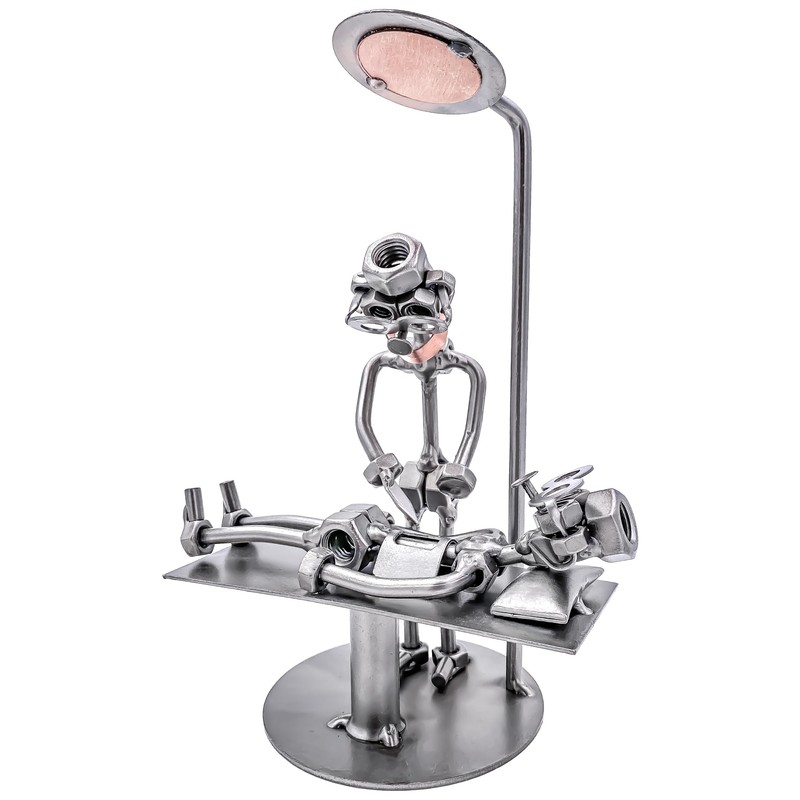 STEEMO Screw Man Doctor Surgeon Medical Gift Metal Decoration 17
