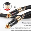 SKW Audiophiles Lock RCA Cable 2RCA Male to 2RCA Male