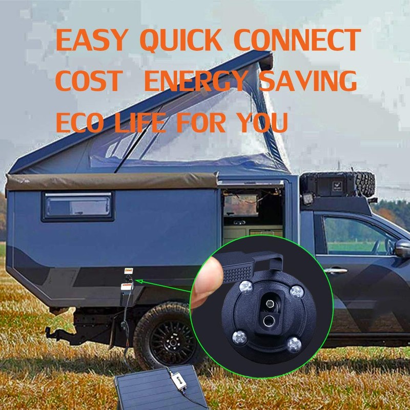 dstfuy SAE Connector,10AWG SAE Socket Sidewall Port,So Quick Connect Solar