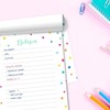 nikima Schönes für Kinder - A5 Notepad Dots Colourful Watercolour