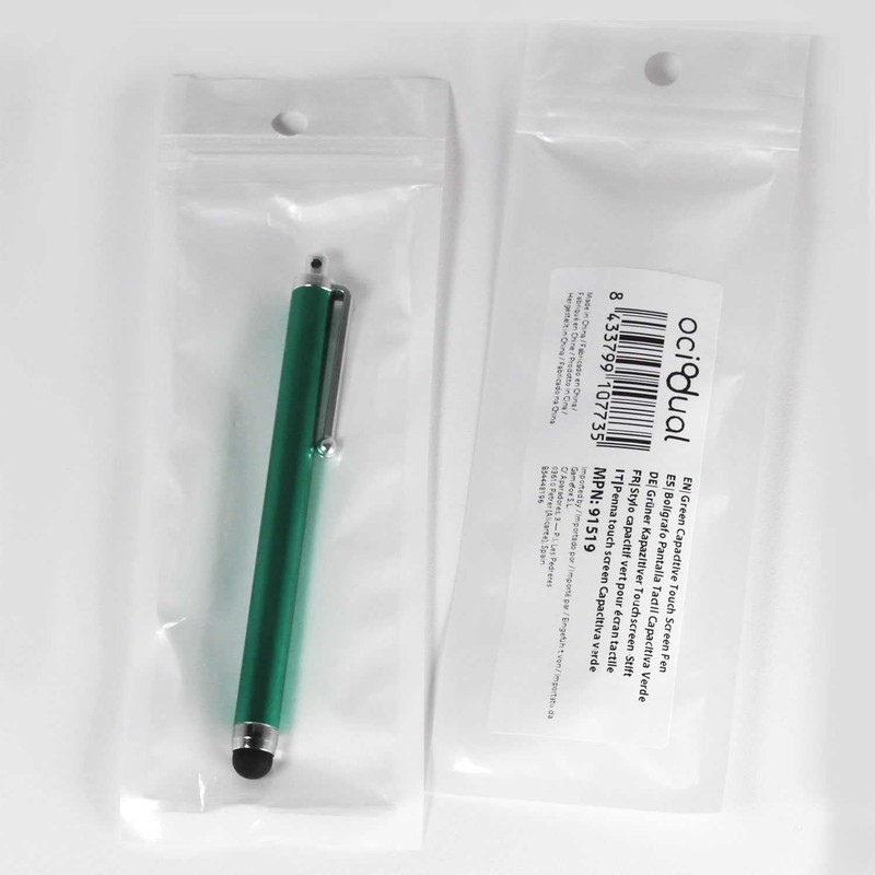 Ociodual Touch Stylus Pen for Tablet Smartphone Touchpad Touchscreen Green