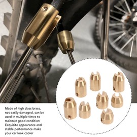Motorcycle Spoke Wheel Weights, Brass Wheel Spoke Balance Weights Refill for Super Moto Dual Sport (8PCS)