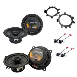 Harmony Audio HA-R65 Compatible with Chevy Avalanche 2002-2006 Rhythm Series 6.5" 300W Speakers & Grills, HA-R5 Rhythm Series 5.25" 225W Speakers & Grills and HA-724568 Speaker Replacement Harness