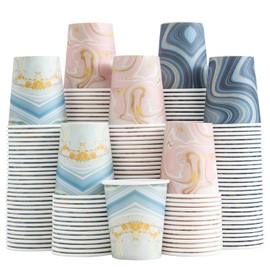 BYSNOW 800 Pack 5 oz Paper Cups, Disposable Bathroom Cups, Small Mouthwash Cups, Mini Paper Cups for Bathroom (European-style 800Count)