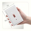 Bates- Light Switch Plates, 10 Pack, 4.9" x 3.2", Modern