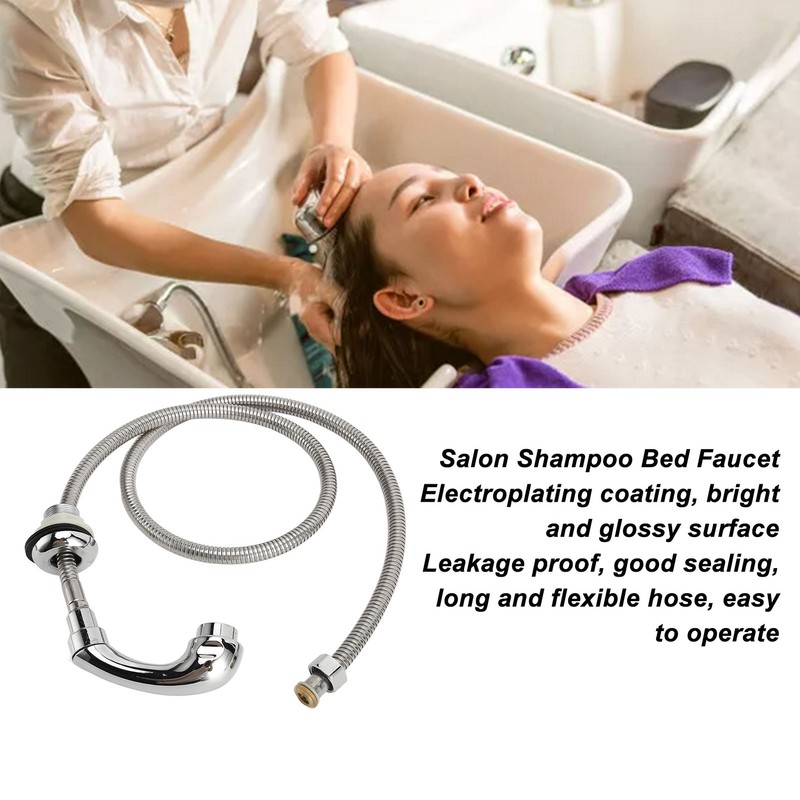 Salon Shampoo Bed Faucet Flexible Hose Practical Shower Head Shampoo