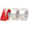 BOMEI PACK Heavy Duty PackingTape with Dispenser - 3 Rolls,