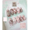 Pink Ballet Magnet Handmade Nail Tips - Ballerina / 핑크