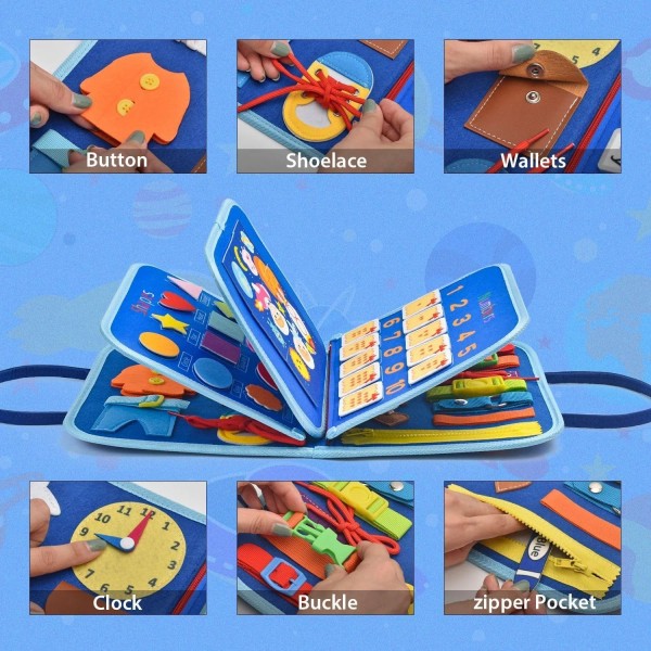 Does not apply Montessori Sensory Board Busy Board for Toddlers