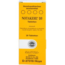 Sanum Kehlbeck D5 Tablets Pack of 20 Tablets